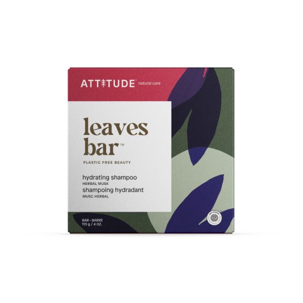 Attitude - Attitude - Shampoing hydratant - Leaves bar - Musc herbal