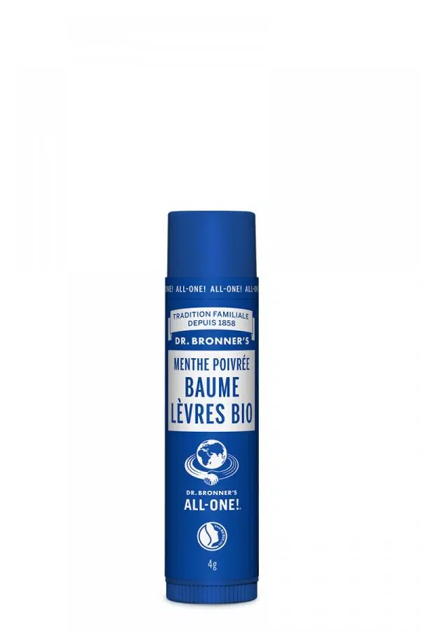 Dr Bronner's - Baume à lèvres Peppermint