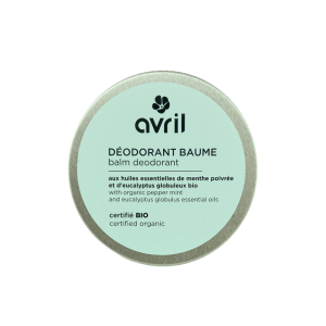 Avril - Baume déodorant Bio - Menthe poivrée et eucalyptus