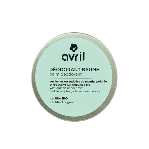 Avril - Baume déodorant Bio - Menthe poivrée et eucalyptus