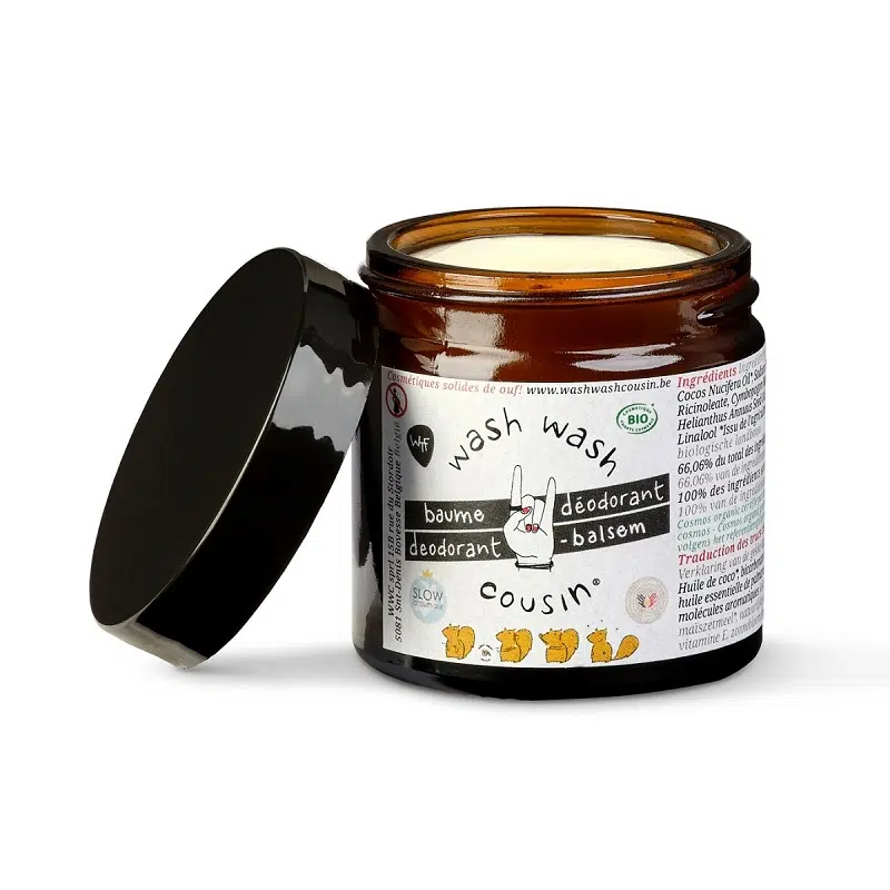 Baume déodorant Certifié Bio - 60ml - Wash Wash Cousin - Image 2