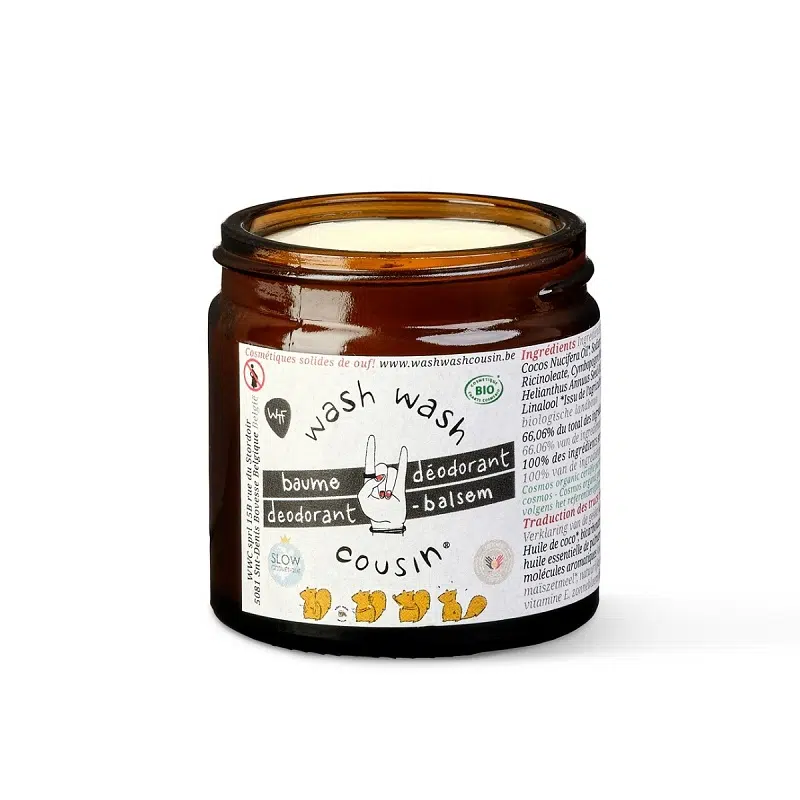 Baume déodorant Certifié Bio - 60ml - Wash Wash Cousin - Image 3