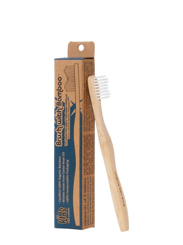 Brush with Bamboo - Brosse à dents pour enfant en bambou