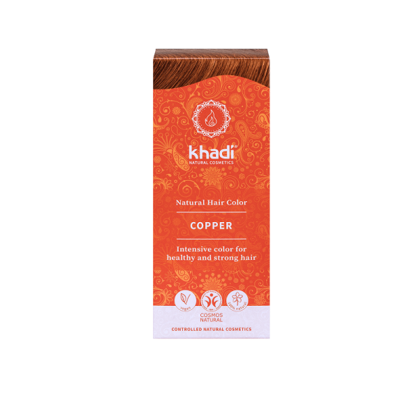 Khadi - Coloration permanente aux plantes - Cuivré - 100 g