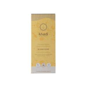 Khadi - Coloration semi-permanente aux plantes - blond doré - 100 g