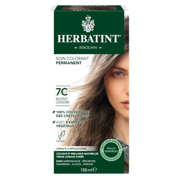 Herbatint - Coloration végétale 7C blond cendré