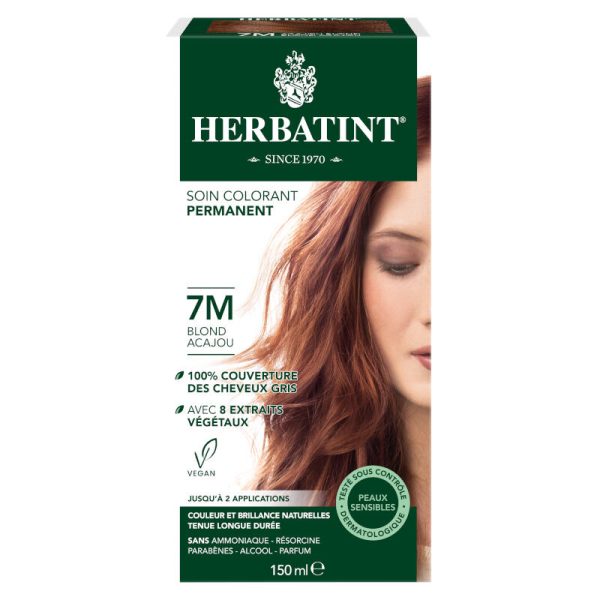 Herbatint - Coloration végétale 7M blond acajou
