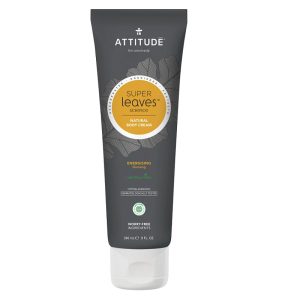 Attitude - Crème corps énergisante pour homme - Ginseng - Super leaves - 240 ml