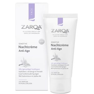 Zarqa - Crème de nuit Sensitive - Anti âge - 50 ml