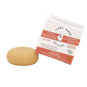 Wash Wash Cousin - Crème hydratante solide Bio - peau mixte
