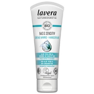 Lavera - Crème mains Bio - Basis Sensitiv - Aloé et Karité - 75 ml