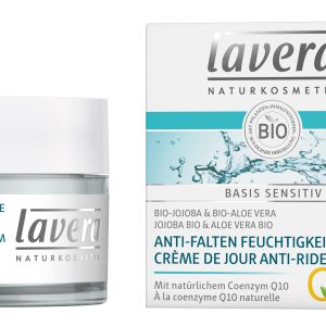 Lavera - Crème visage hydratante Q10 Anti rides - Basis Sensitiv