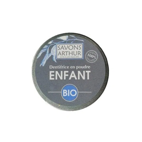 Savons Arthur - Dentifrice en poudre Bio - Enfant - 30 g