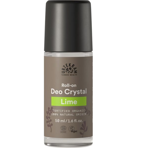 Urtekram - Déo crystal roll-on au citron vert BIO 50 ml
