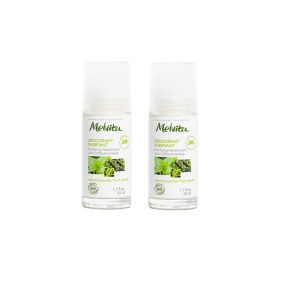 Melvita - Déodorant purifiant Bio Roll on 24 h - Offre Duo - 2 x 50 ml