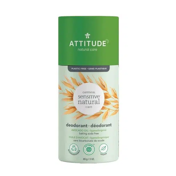 Attitude - Déodorant solide - Sensitive natural - Avocat - 85 g