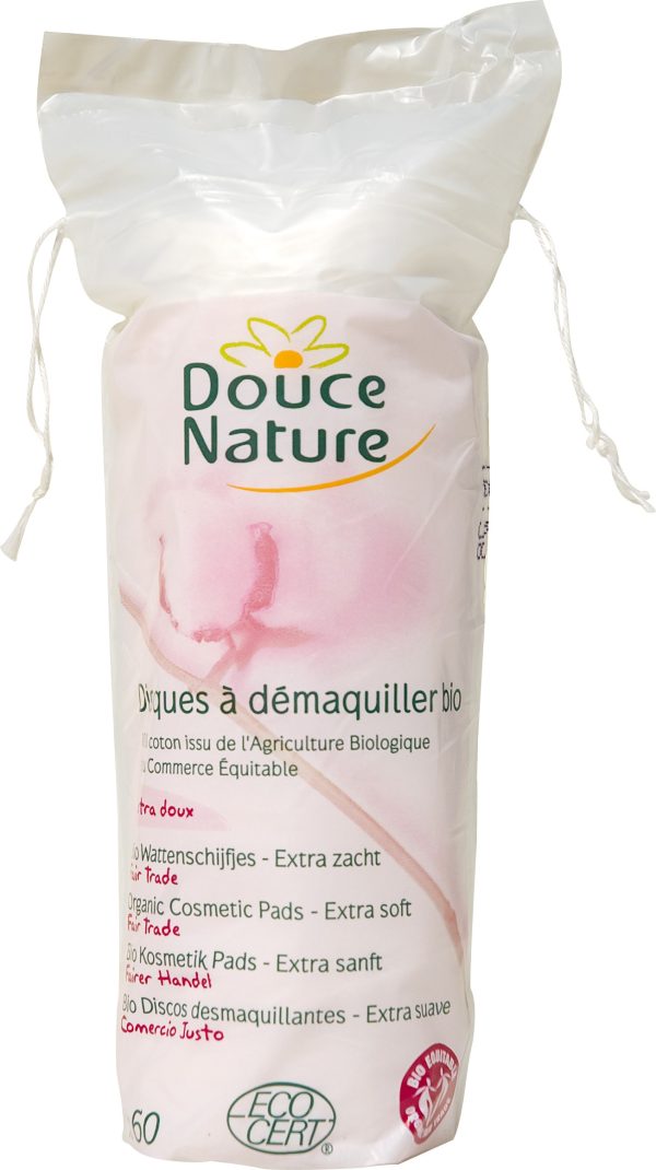 Douce Nature - Disques à démaquiller en coton BIO - 80 pièces