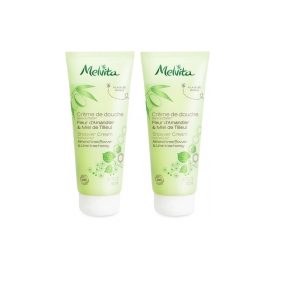 Melvita - Duo de crèmes de douche Bio Fleur d'Amandier et Miel de Tilleul - 2 x 200 ml