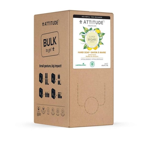 Attitude - Eco-recharge savon mains - Citronnier / hypoallergénique - Super leaves