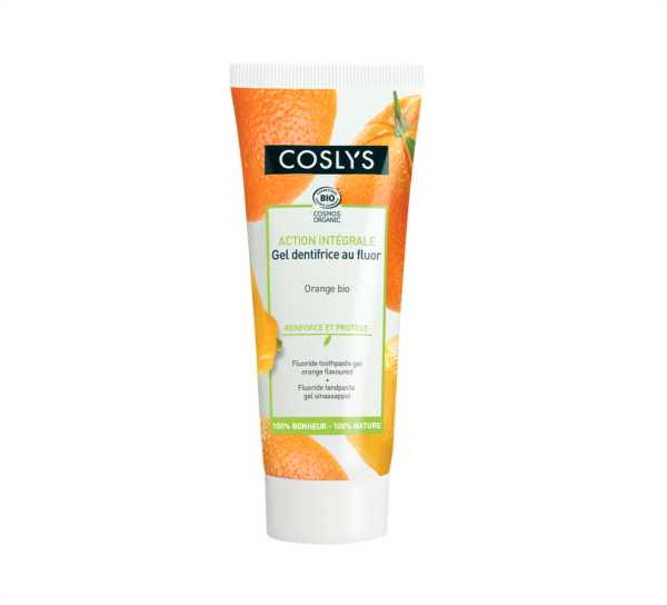 Coslys - Gel dentifrice fluor orange BIO 75 ml