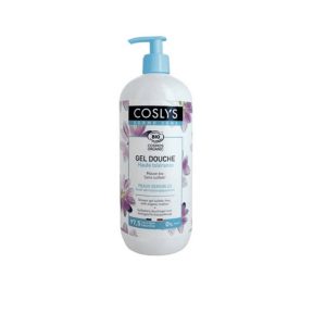 Coslys - Gel douche Bio peaux sensibles - Mauve - 950 ml