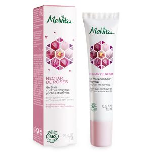 Melvita - Gel frais contour des yeux Bio "Nectar de Roses" 15 ml