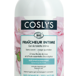 Coslys - Gel intime BIO sans savon eau de rose 500 ml