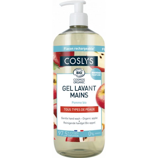 Coslys - Gel lavant mains pomme BIO 1 l