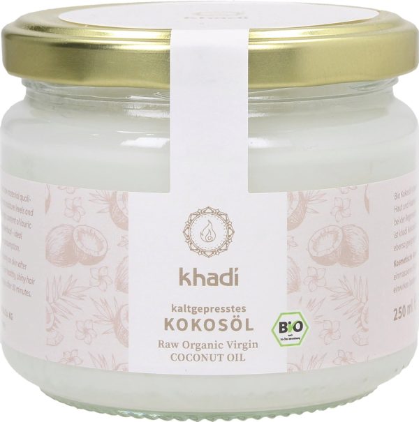 Khadi - Huile de noix de coco vierge BIO - 250 ml