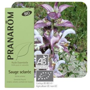 Pranarôm - Huile essentielle de Sauge sclarée  BIO 5 ml