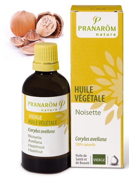 Pranarôm - Huile végétale de Noisette VIERGE BIO 50 ml