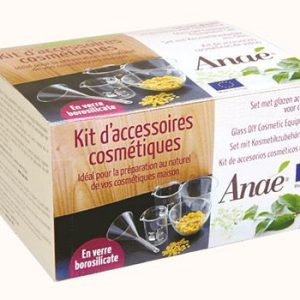 Anaé - Kit d'accessoires cosmétiques - verre borosilicate