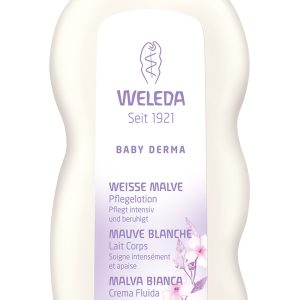 Weleda - Lait corporel pour bébé - mauve blanche - 200 ml