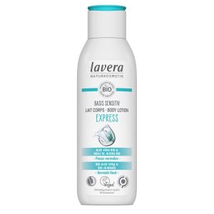 Lavera - Lait corps Express - Basis sensitiv - Aloe et Jojoba Bio - 250 ml