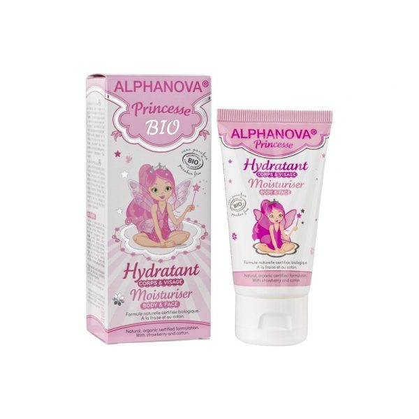 Alphanova - Lait hydratant corps et visage Princesses - 50ml