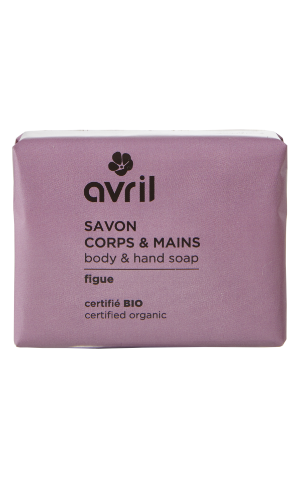 Avril - Le savon corps et main BIO - Figue - 100 g