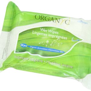 Organyc - Lingettes imprégnées hygiène intime