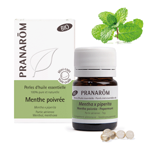Pranarôm - Perles d'huile essentielle BIO - Menthe poivrée