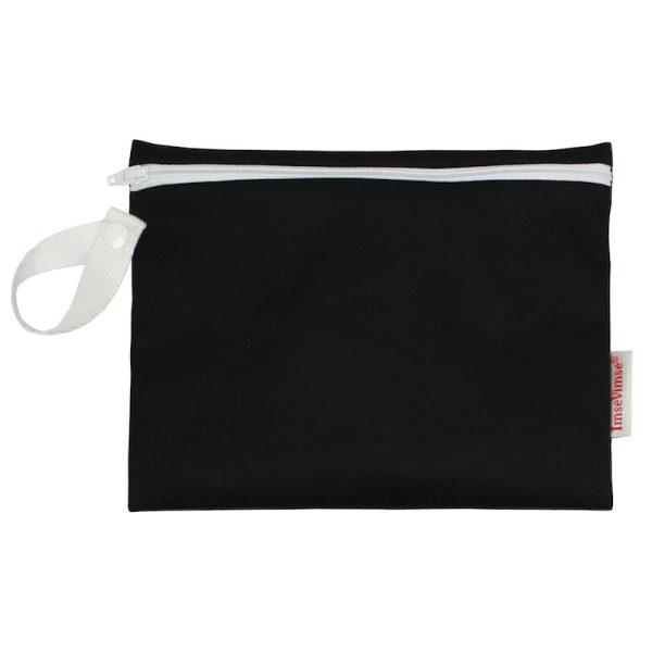 Imse Vimse - Pochette pour serviettes hygièniques - coton BIO - Noir