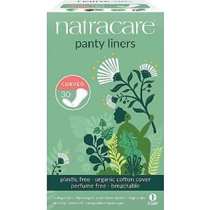 Natracare - Protège-slips en coton organique - courbés - 30 pièces