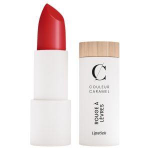 Couleur Caramel - Rouge à lèvres mat BIO - N°122 - Rouge groseille