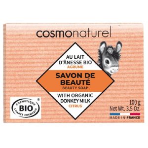 Cosmo Naturel - Savon au lait d'ânesse et Agrumes