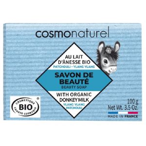 Cosmo Naturel - Savon au lait d'ânesse et Patchouli/Ylang-ylang