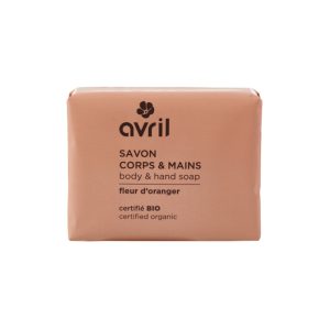 Avril - Savon corps et mains BIO - Fleur d'oranger - 100 g