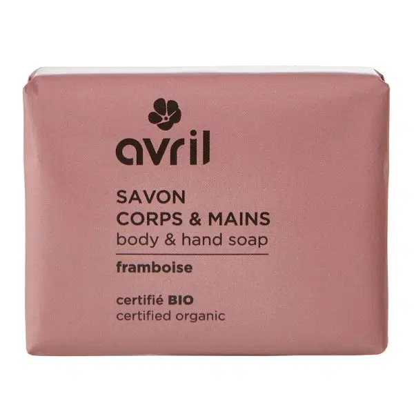 Avril - Savon corps et mains BIO - Framboise - 100 g