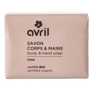 Avril - Savon corps et mains BIO - Rose - 100 g