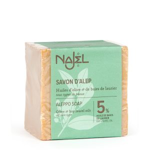 Najel - Savon d'Alep 5 % laurier - 190 g