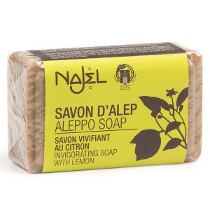 Najel - Savon d'Alep au citron Peaux grasses - 100 g