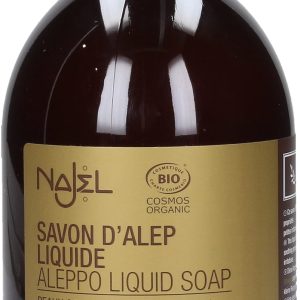 Najel - Savon d'Alep liquide 20% huile de baies de Laurier BIO - 500 ml