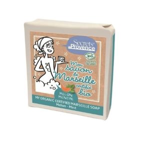 Secrets de Provence - Savon de Marseille - Melon Menthe - 100 g